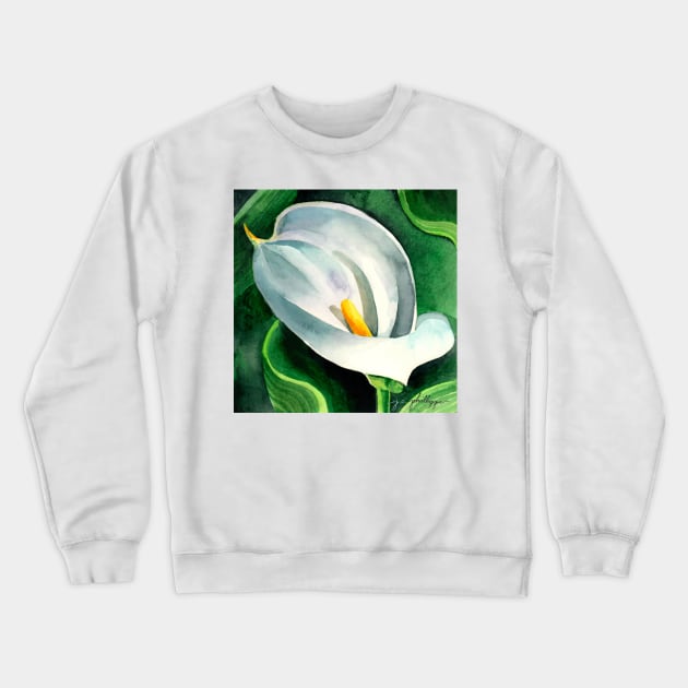 Calla Lily Drama Crewneck Sweatshirt by JCPhillipps